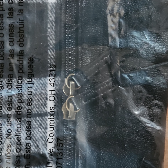 Holiday Black and White Plaid Weekender Bag, NWT! - Picture 5 of 12